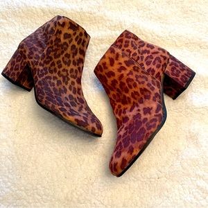 CIRCUS by Sam Edelman Vikki Leopard Print Booties 9